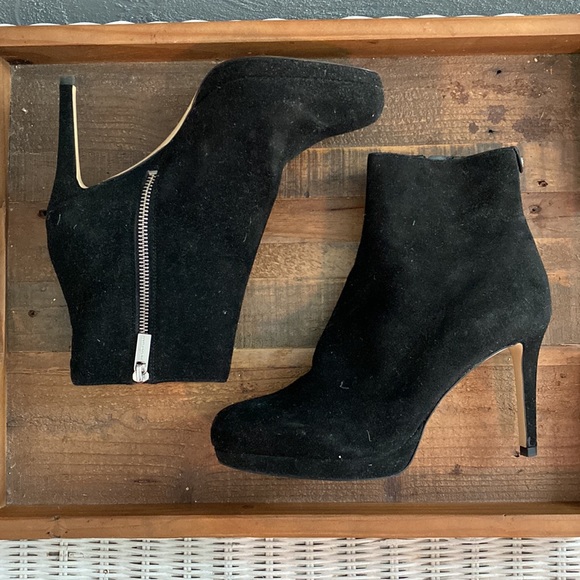 Michael Kors Black Suede Booties - Picture 3 of 3